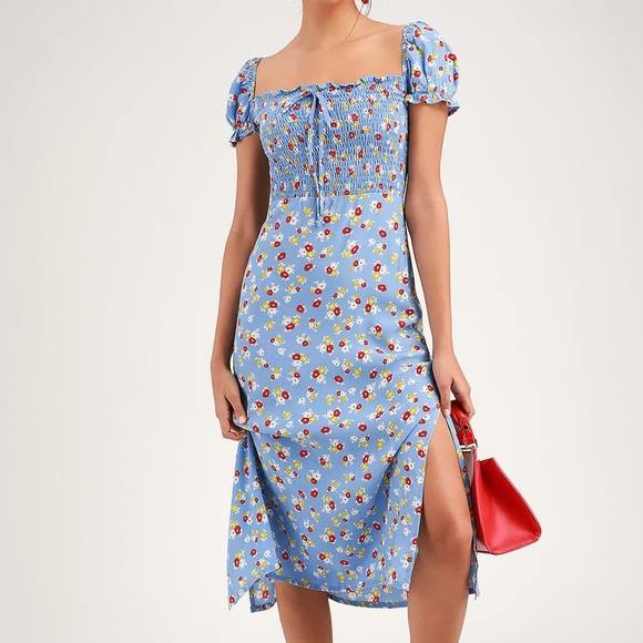 Faithful the Brand Castilo Floral Midi Dress - Picture 8 of 8